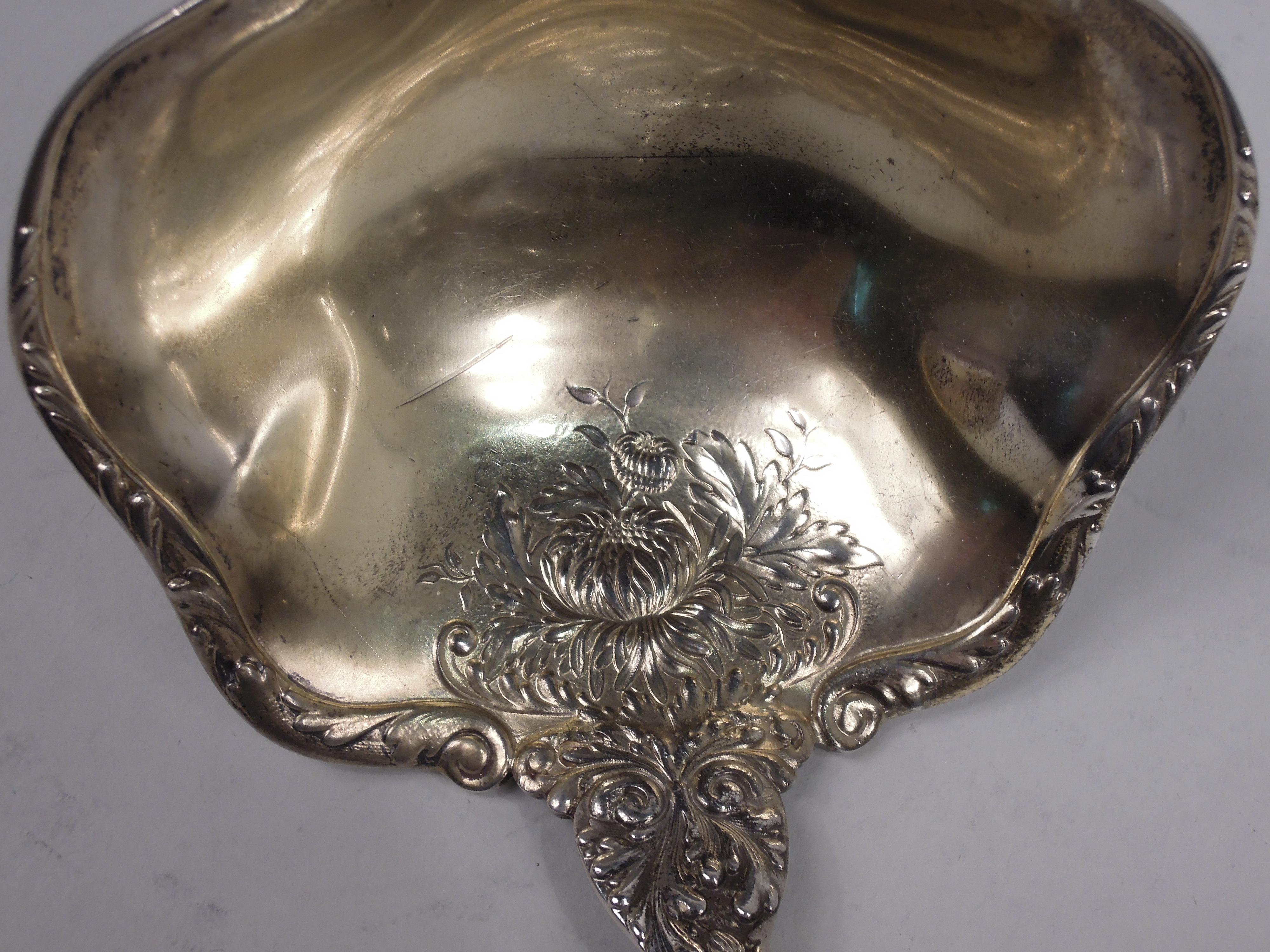 Antique Gorham Imperial Chrysanthemum Sterling Silver Soup Ladle For Sale 1