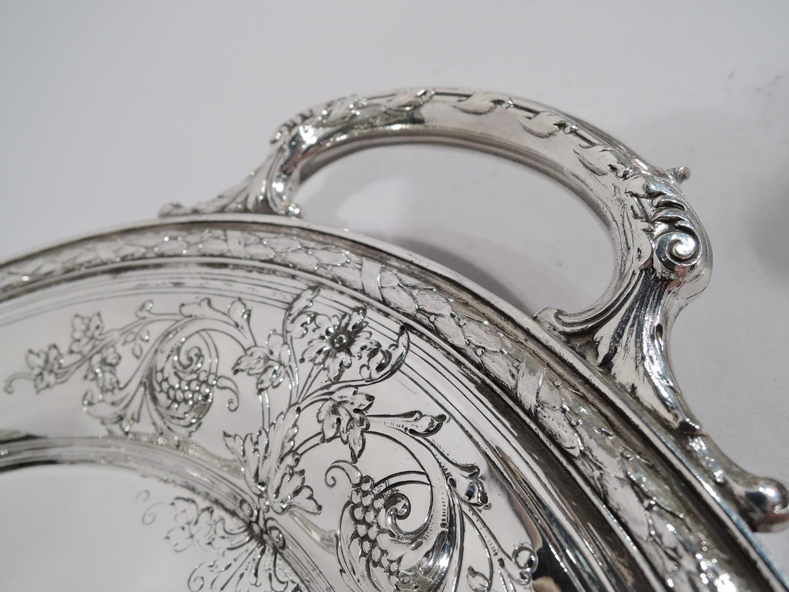 Neoclassical Revival Antique Gorham Maintenon Sterling Silver Serving Tray
