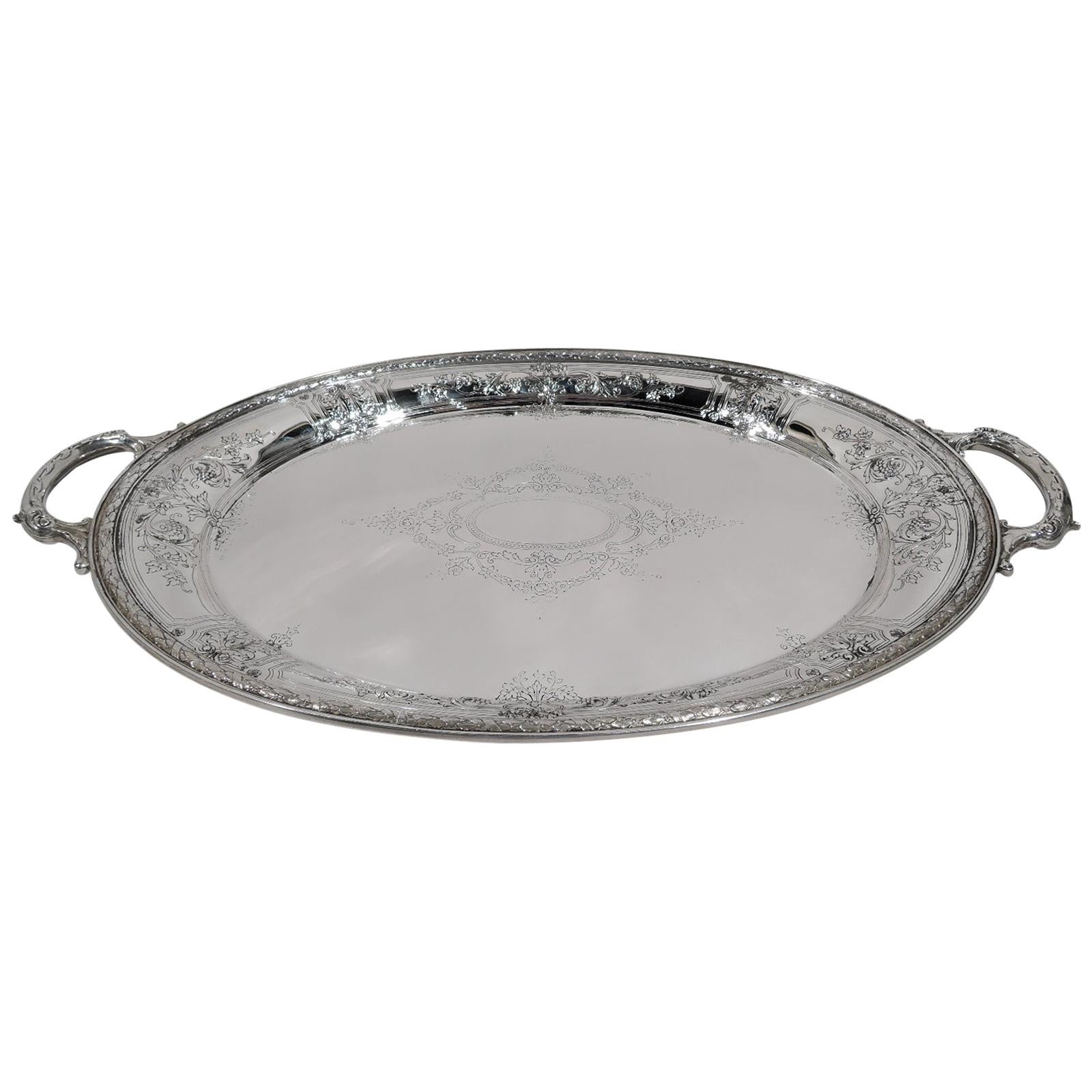 Antique Gorham Maintenon Sterling Silver Serving Tray