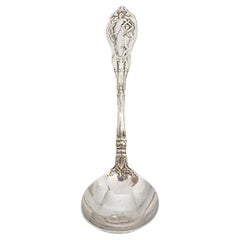 Antike Gorham Mythologique Sterling Silber Creme Schöpflöffel w/Mono 6" #17031