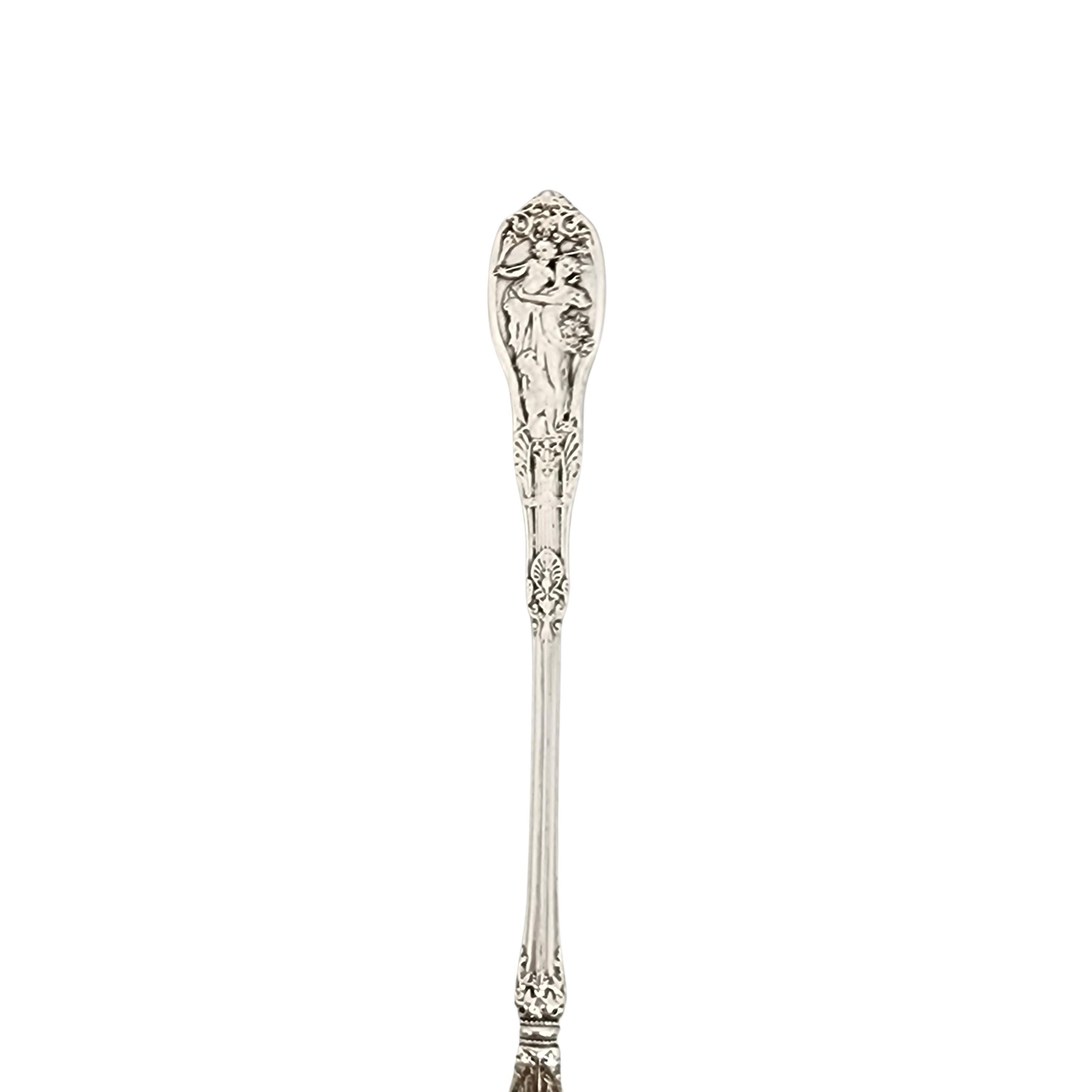 Antique Gorham Mythologique Sterling Silver Olive Fork w/Mono 6