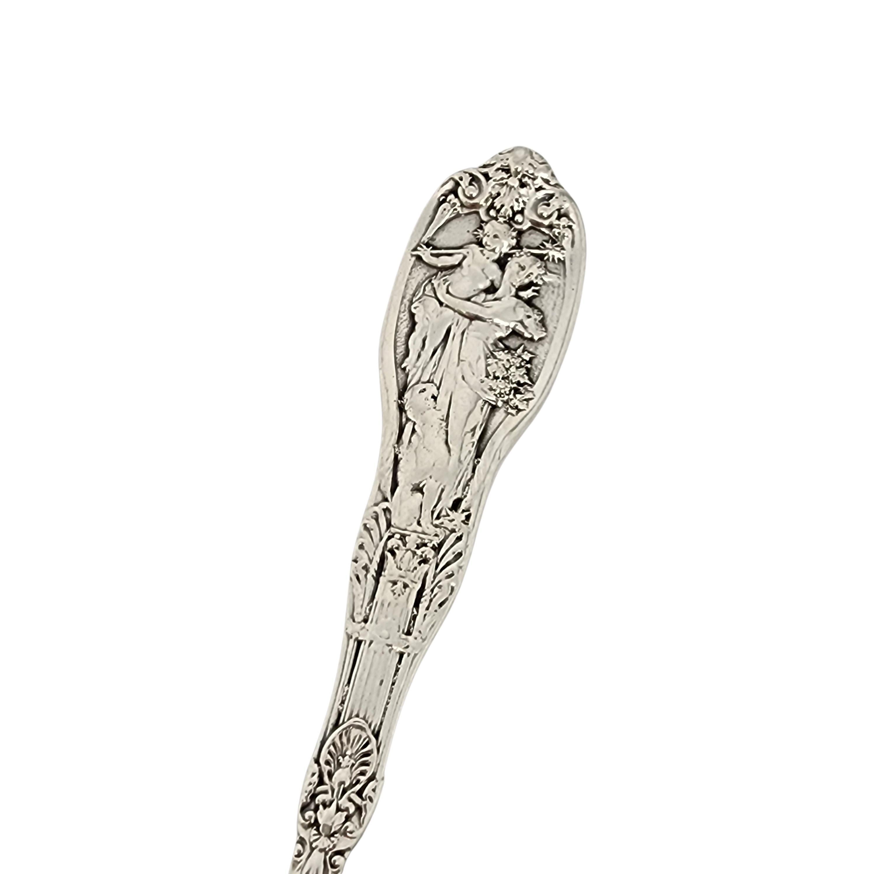 Antike Gorham Mythologique Sterling Silber Olive Fork w/Mono 6