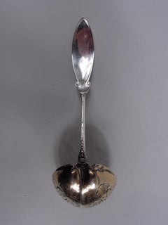 Antique Gorham Persian Aesthetic Sterling Silver Pierced Ladle