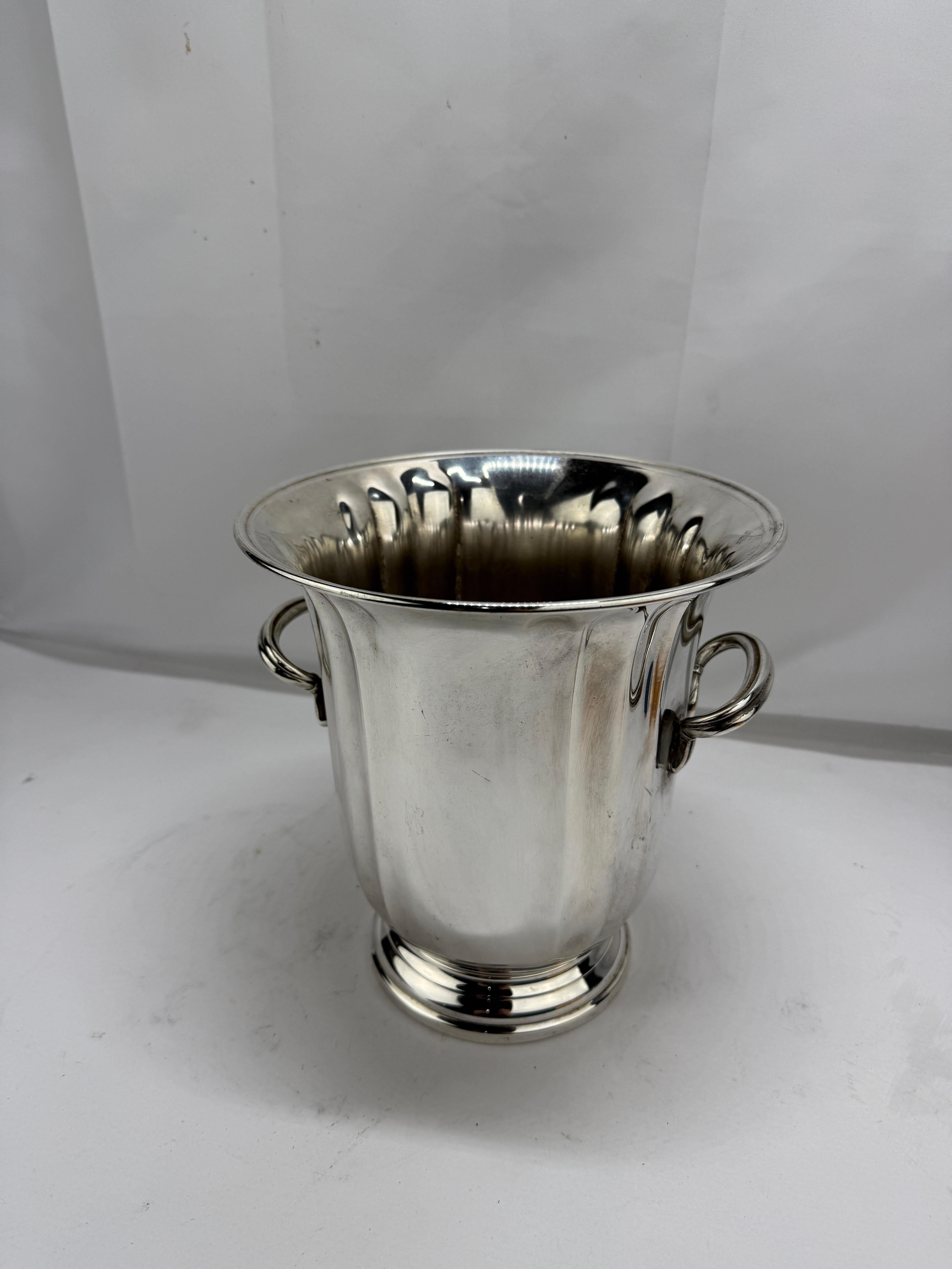 Art Deco Antique Gorham Silverplate Regency Style Champange Cooler or Ice Bucket For Sale
