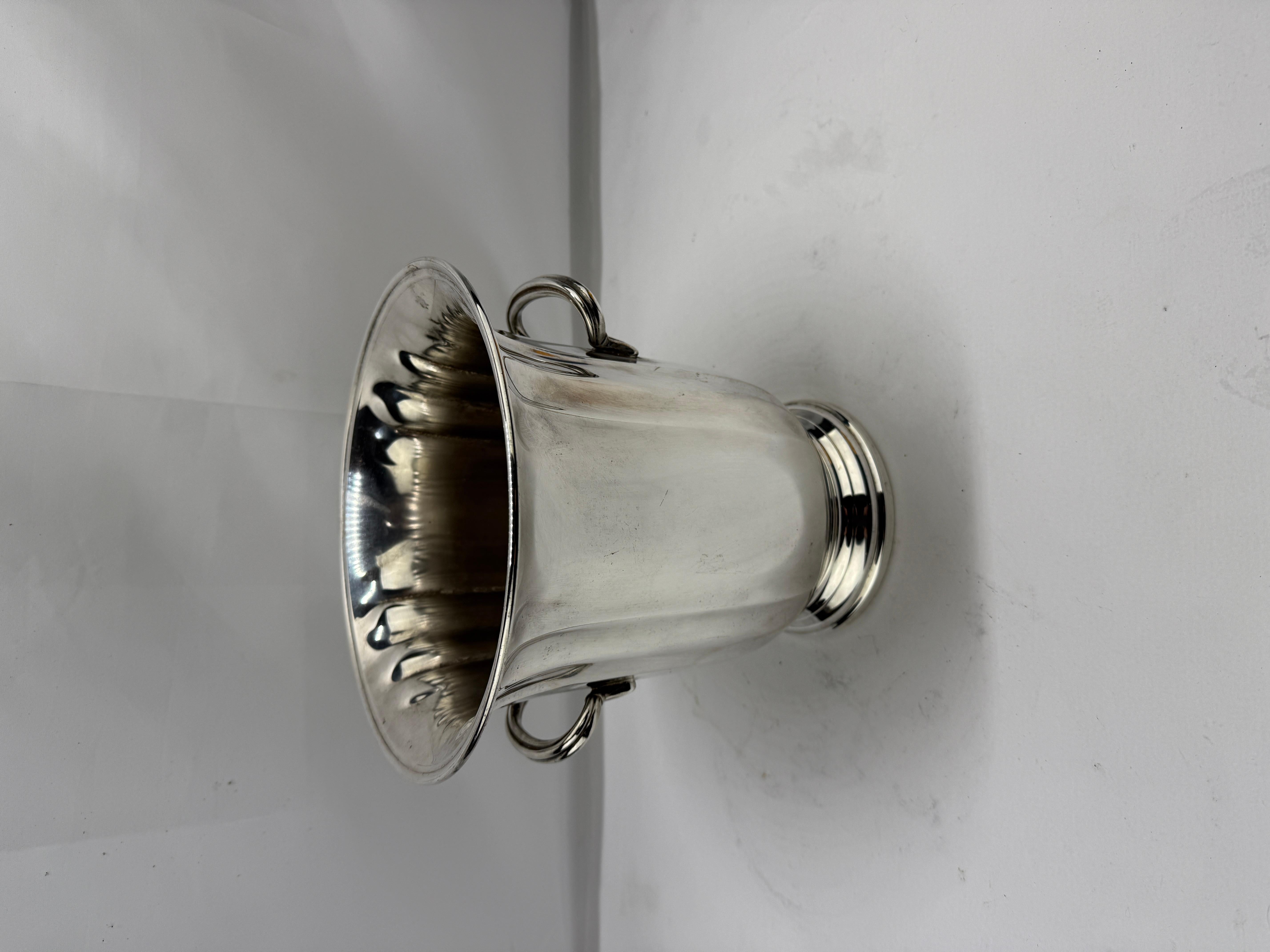 Silver Plate Antique Gorham Silverplate Regency Style Champange Cooler or Ice Bucket For Sale