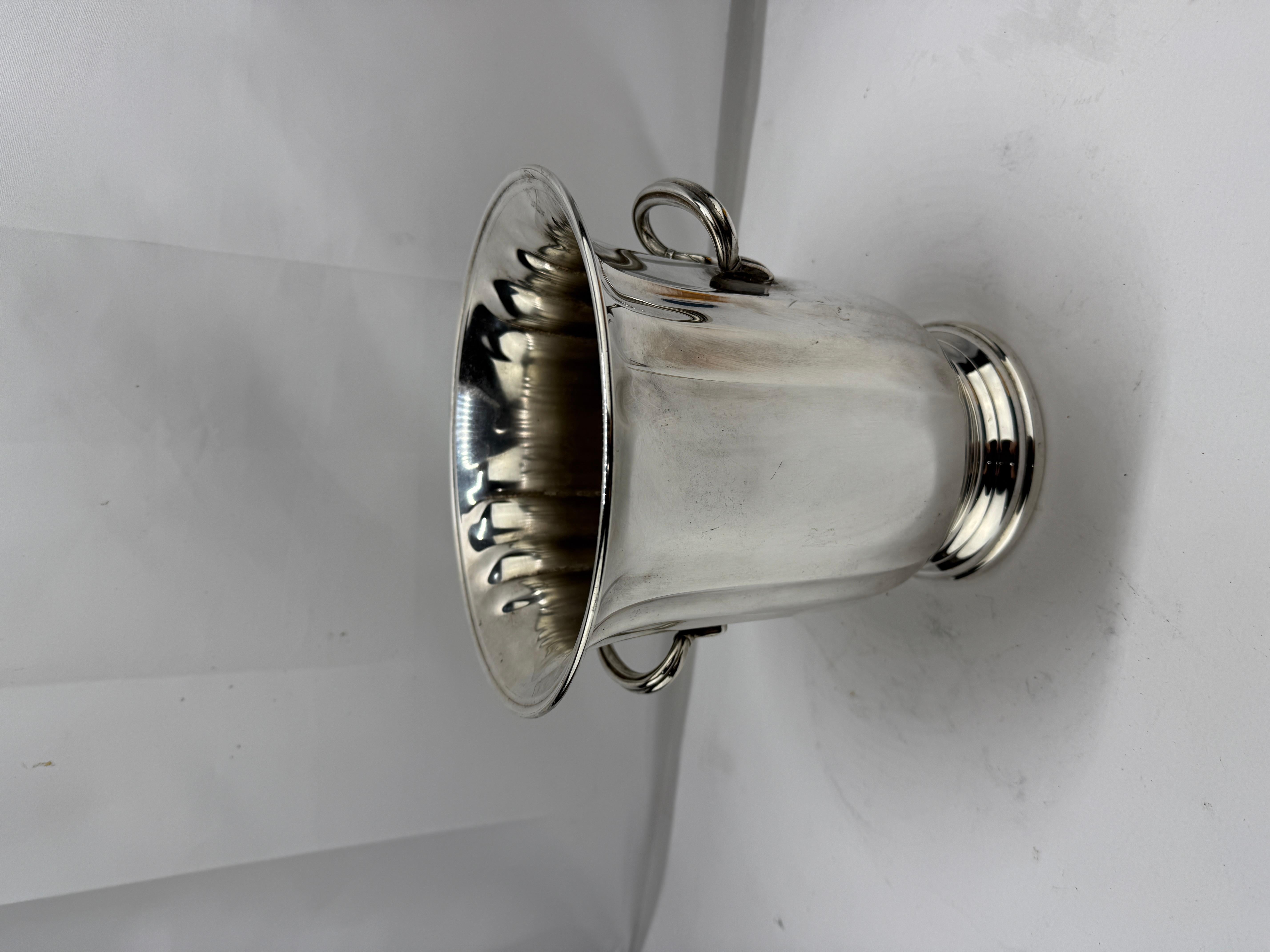 Antique Gorham Silverplate Regency Style Champange Cooler or Ice Bucket For Sale 1