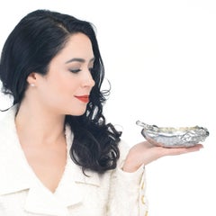 Antique Gorham Sterling Olive Bowl and Tongs