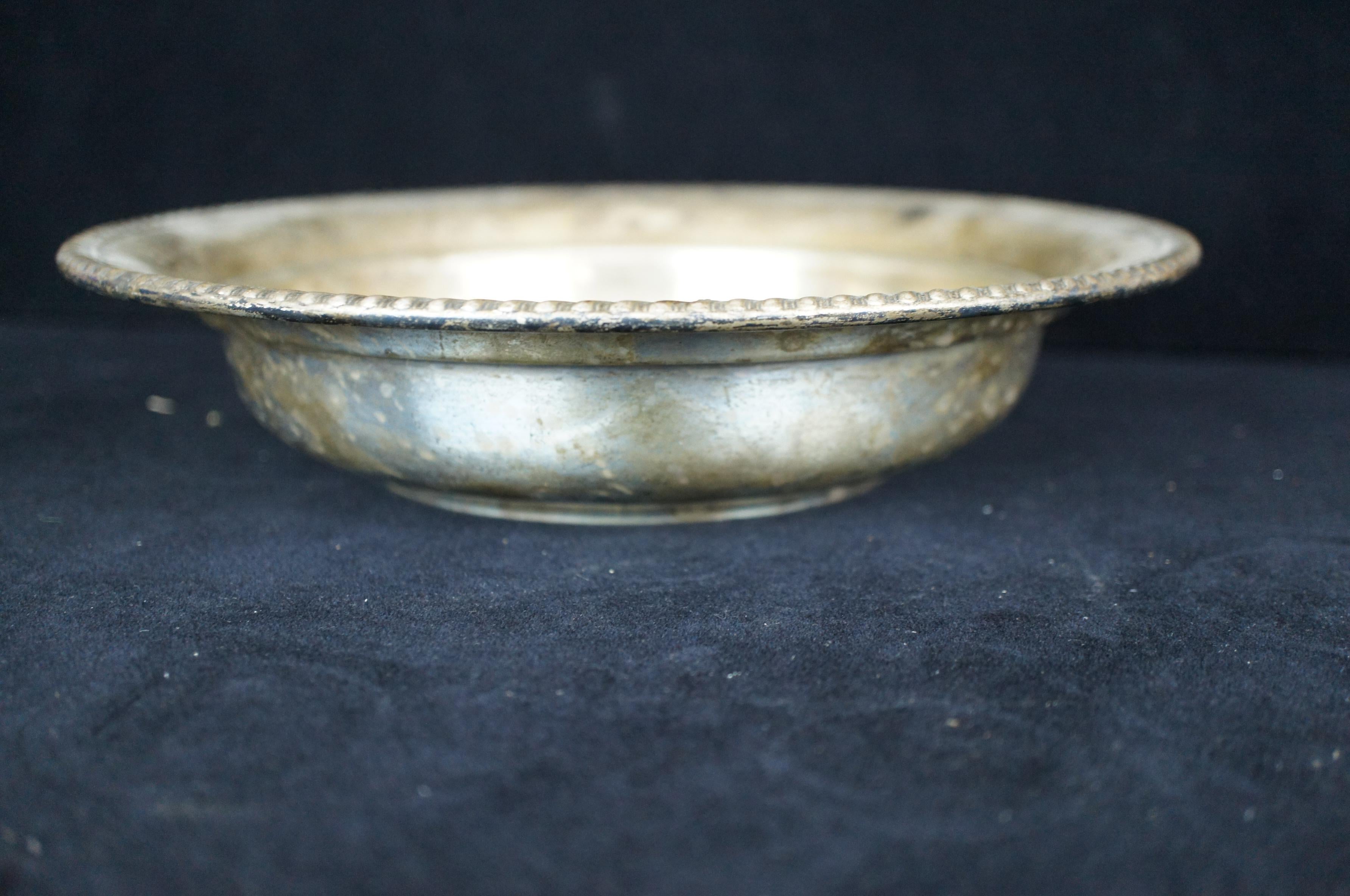 Antique Gorham Sterling Silver 341 Bowl Large 10 oz .925 306g For Sale 2