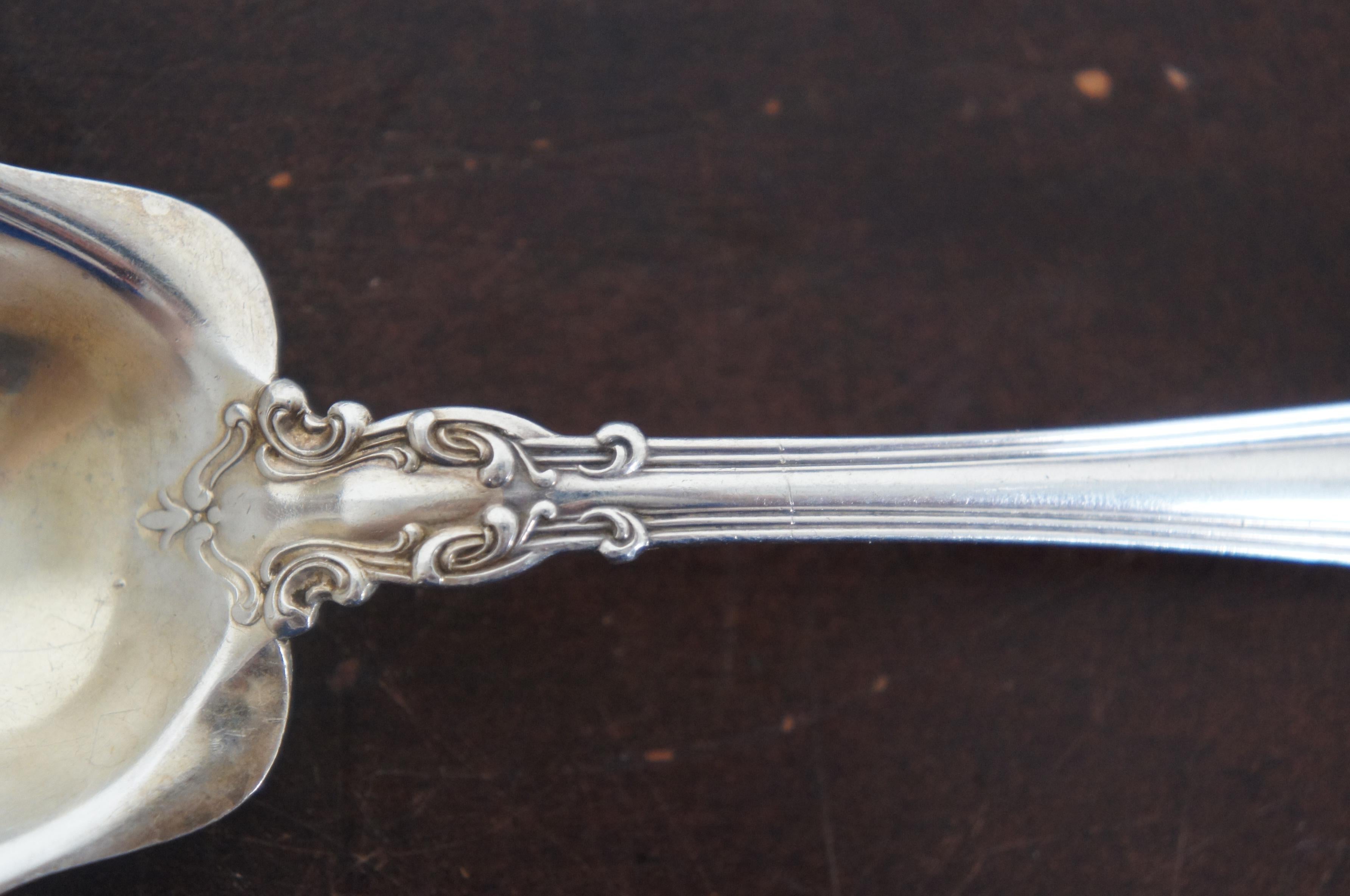 Antique Gorham Sterling Silver 925 Chantilly Berry Citrus Serving Spoon 82g 4