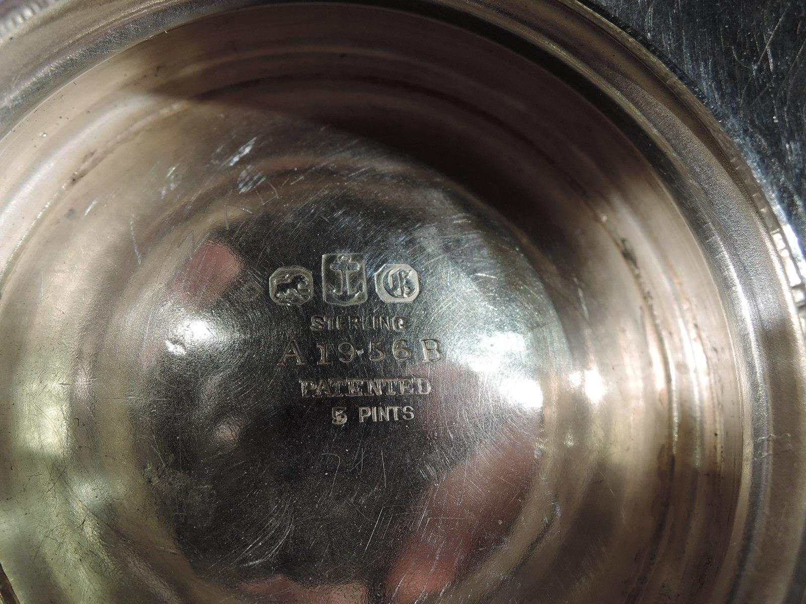 Antique Gorham Sterling Silver Alpha Antler Loving Cup Trophy 2