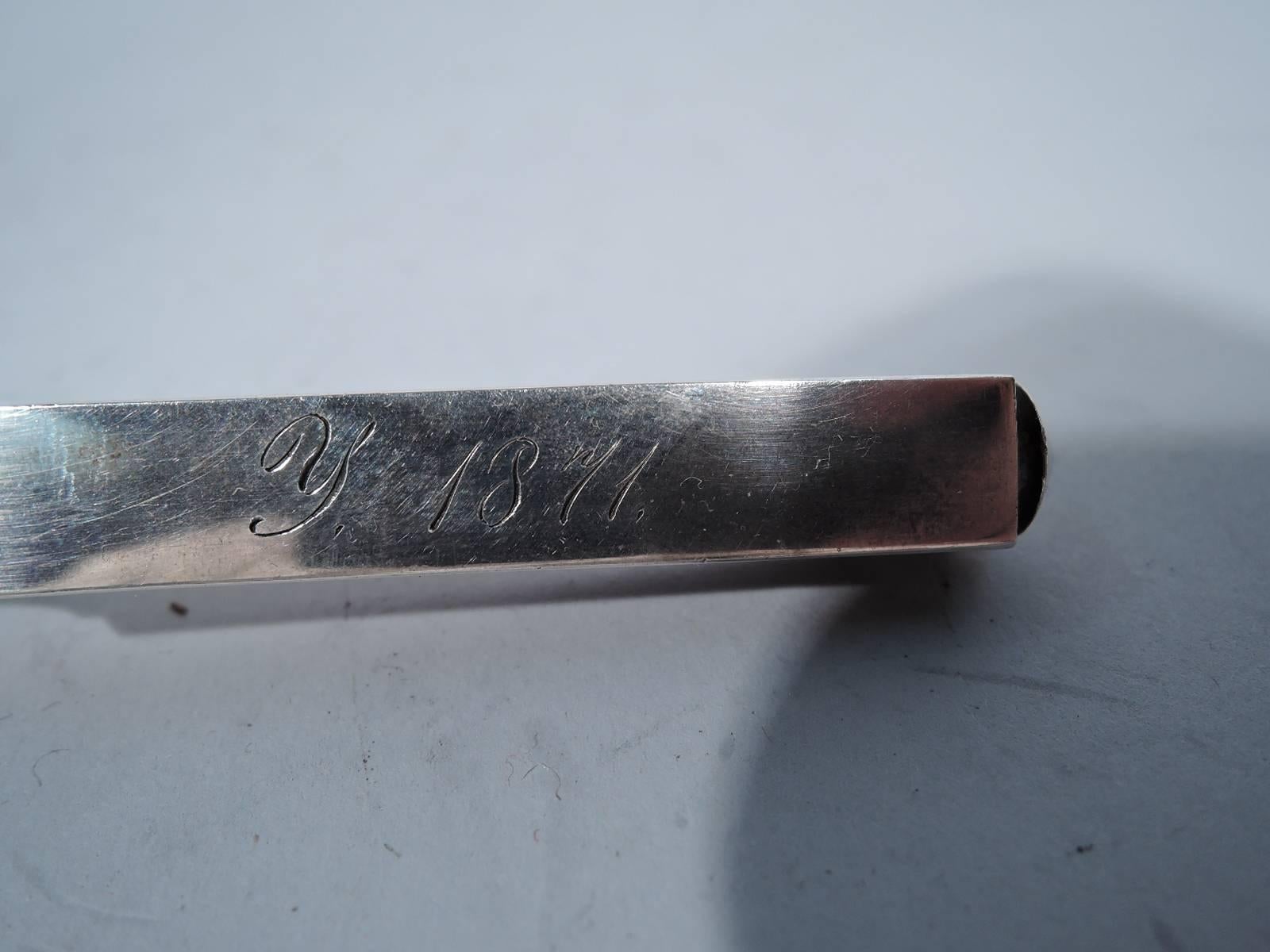 19th Century Antique Gorham Sterling Silver Berry Spoon in Rare Isis Pattern