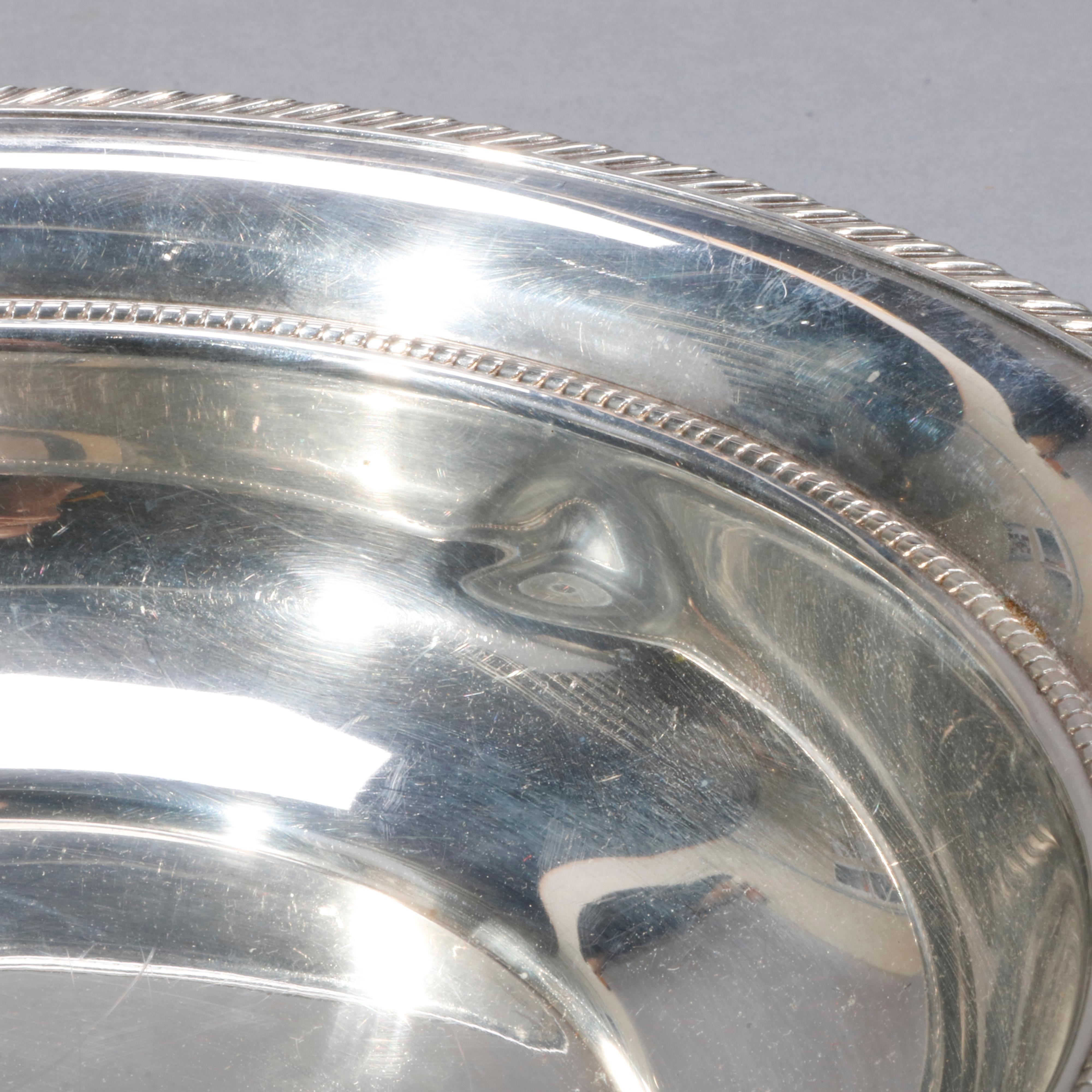 American Antique Gorham Sterling Silver Bowl, 8.3 Toz, 20th Century
