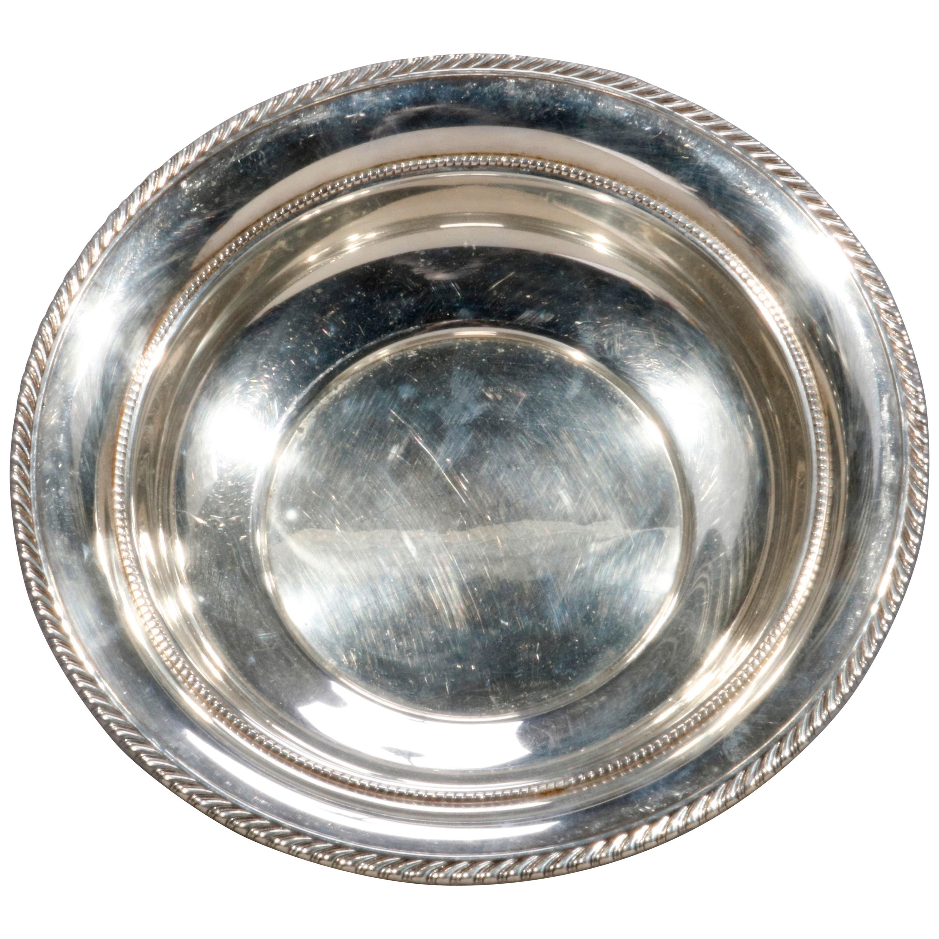 Antique Gorham Sterling Silver Bowl, 8.3 Toz, 20th Century