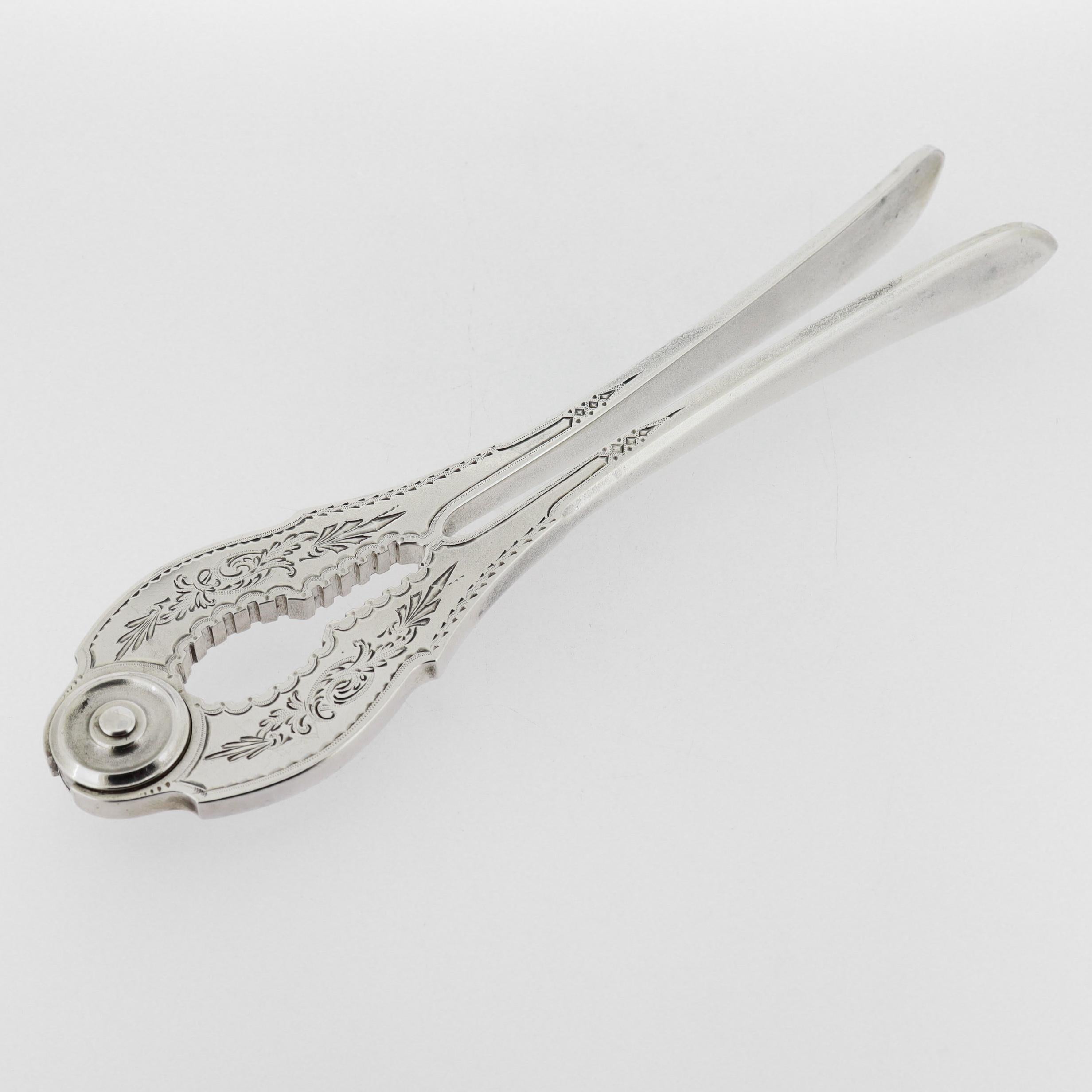 XX secolo Antico The Gorham in argento Sterling Brite Cut Lobster Claw Cracker in vendita