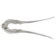 Antiker Gorham-Klauen Cracker aus Sterlingsilber mit Brite-Schliff in Hummerform