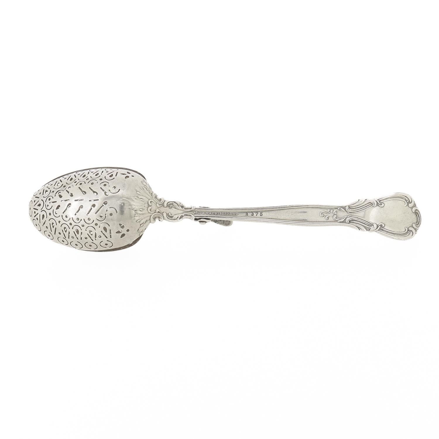Antique Gorham Sterling Silver Chantilly Tea Infuser Spoon 5