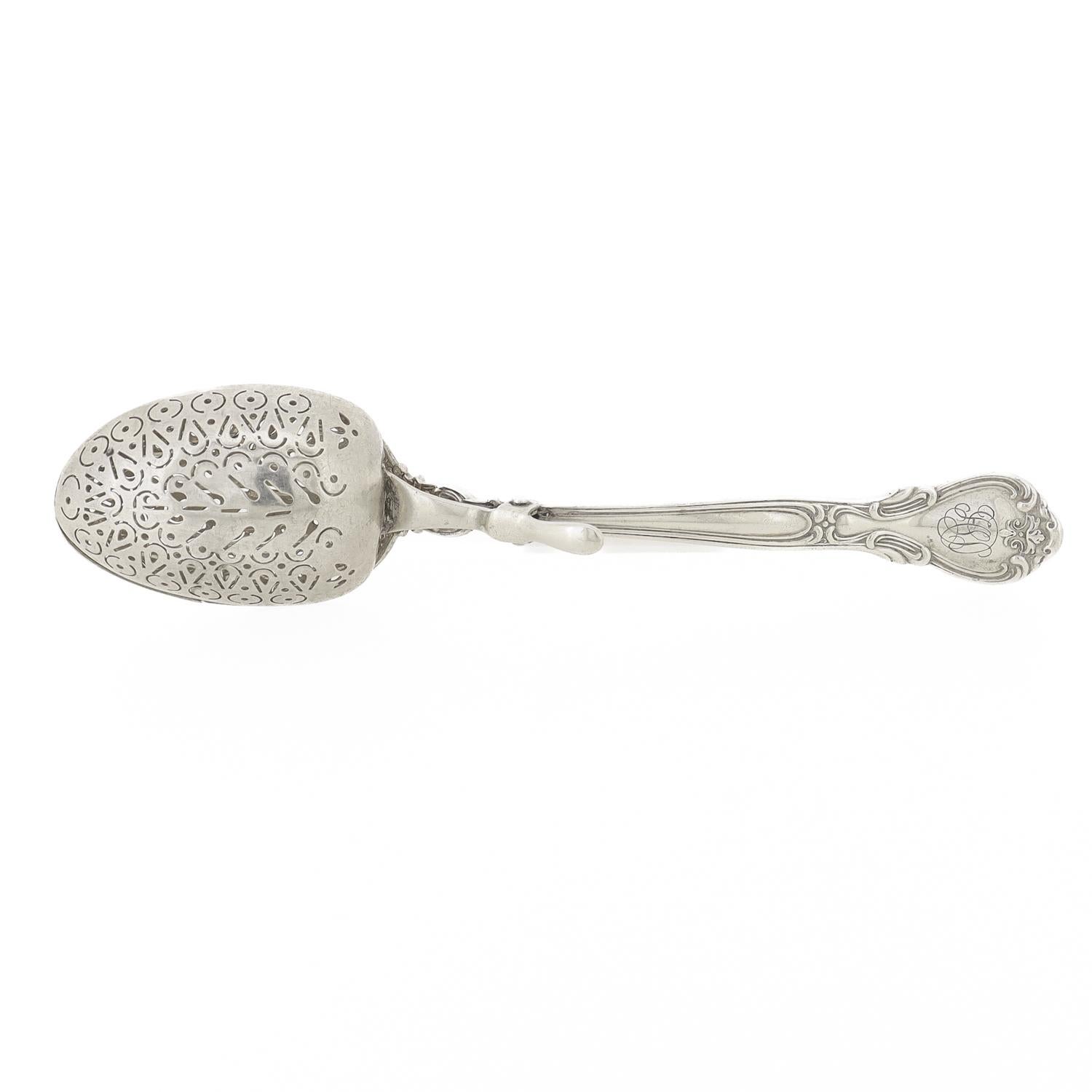Antique Gorham Sterling Silver Chantilly Tea Infuser Spoon 4