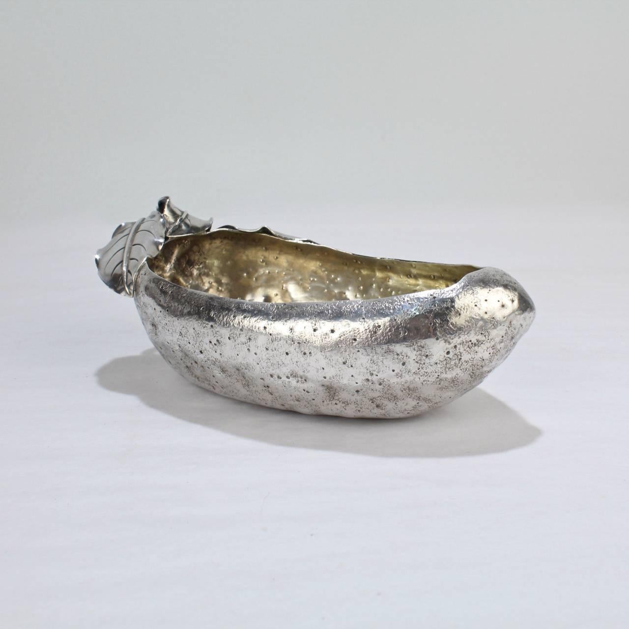 Antique Gorham Sterling Silver Figural Olive Bowl or Dish 1