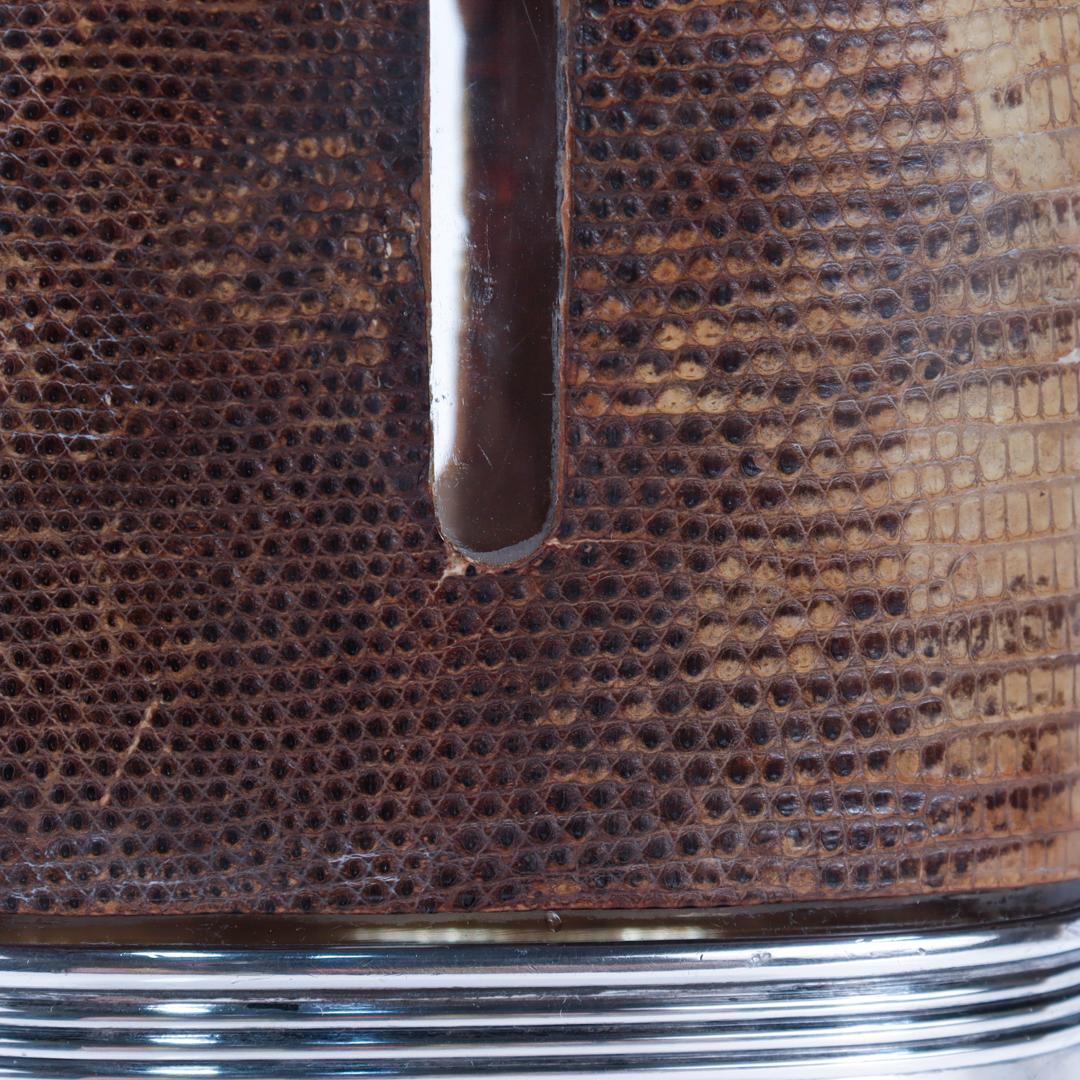 Flacon à liqueur Safari en argent sterling et verre recouvert de cuir de Gorham Antique  en vente 15