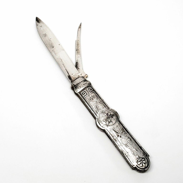 Antique Gorham Sterling Silver Pocket Knife, No Monogram at 1stDibs