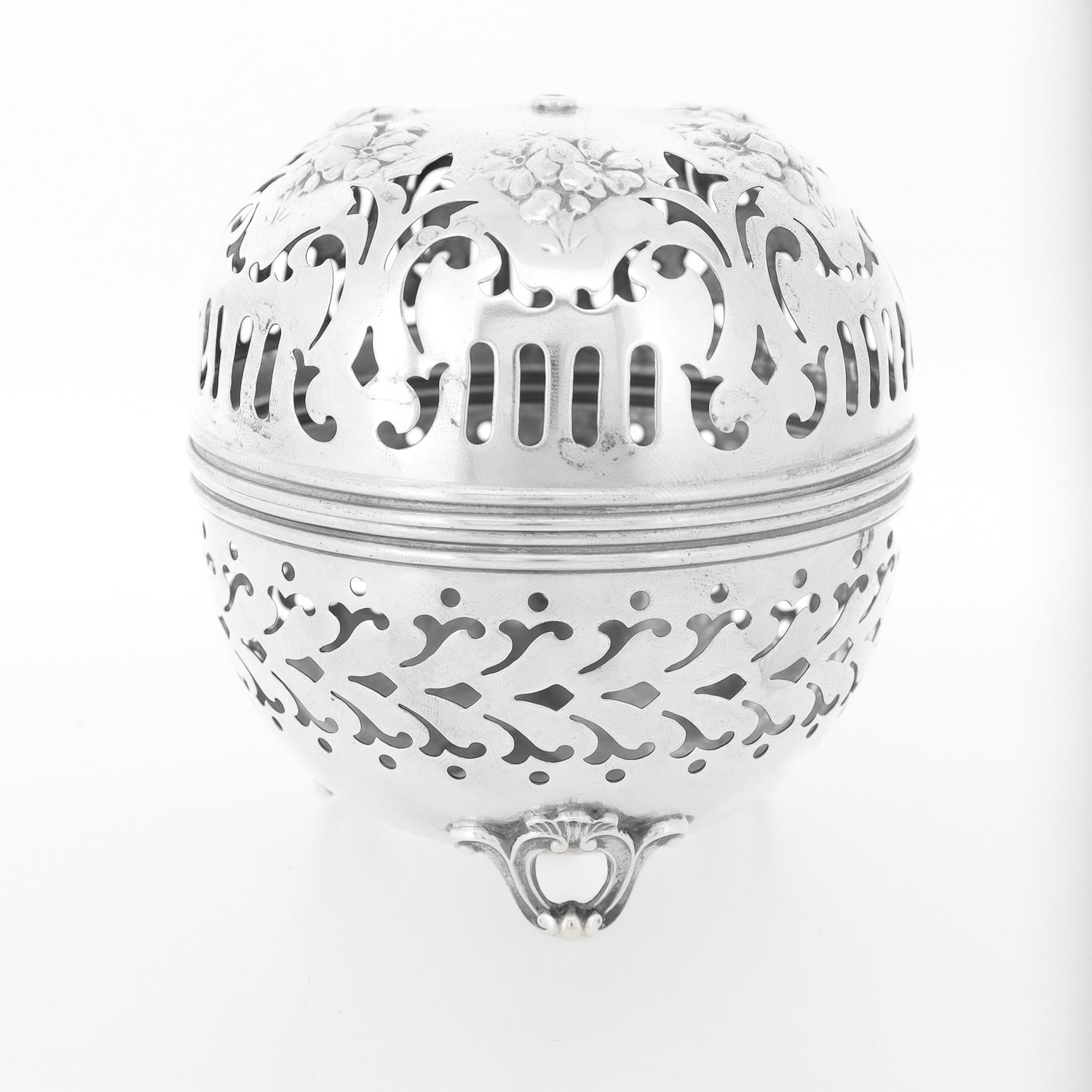 Portahilos o Cuerdas Reticulado Antiguo Gorham de Plata de Ley en Bueno estado para la venta en Philadelphia, PA