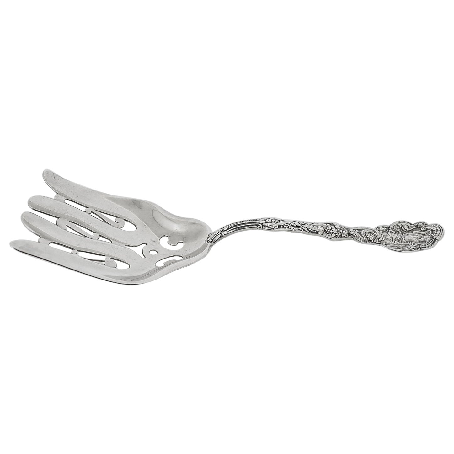 Antica forchetta per asparagi in argento Sterling Gorham Versailles Pattern