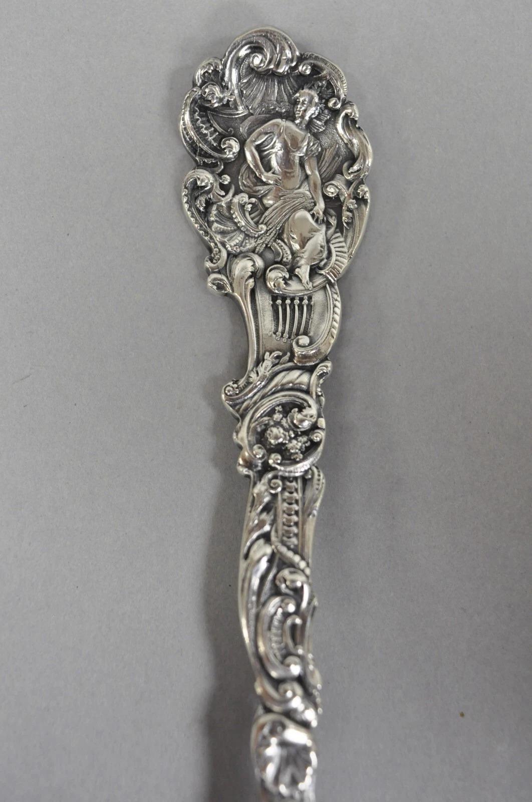 Juego de cubiertos de plata de ley Gorham Versalles para servir ensaladas Tenedor Cuchara Desconocido en venta