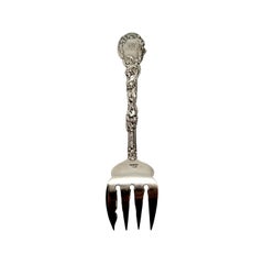 Gorham Versailles Sterling Silver Sardine Serving Fork with Monogram