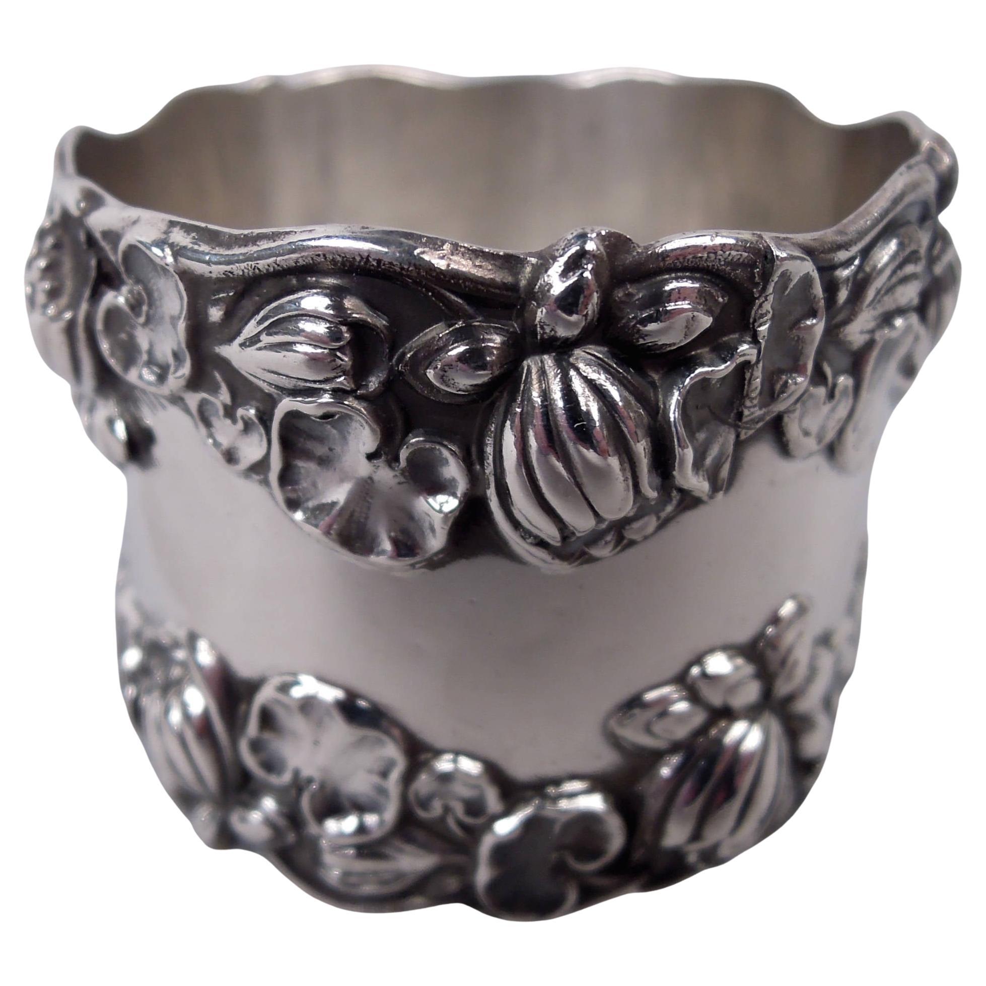 Antique Gorham Victorian Art Nouveau Sterling Silver Napkin Ring