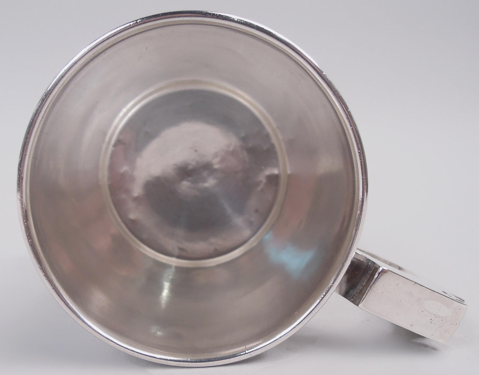 Antike Gorham viktorianischen klassischen Münze Silber Baby Cup (19. Jahrhundert) im Angebot