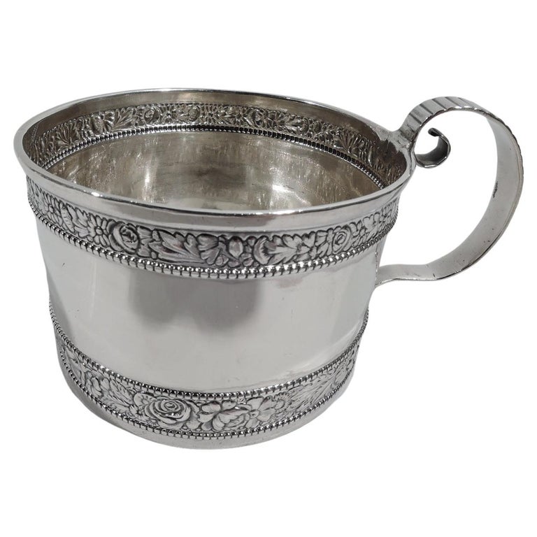 Antique Gorham Victorian Classical Sterling Silver Baby Cup For Sale
