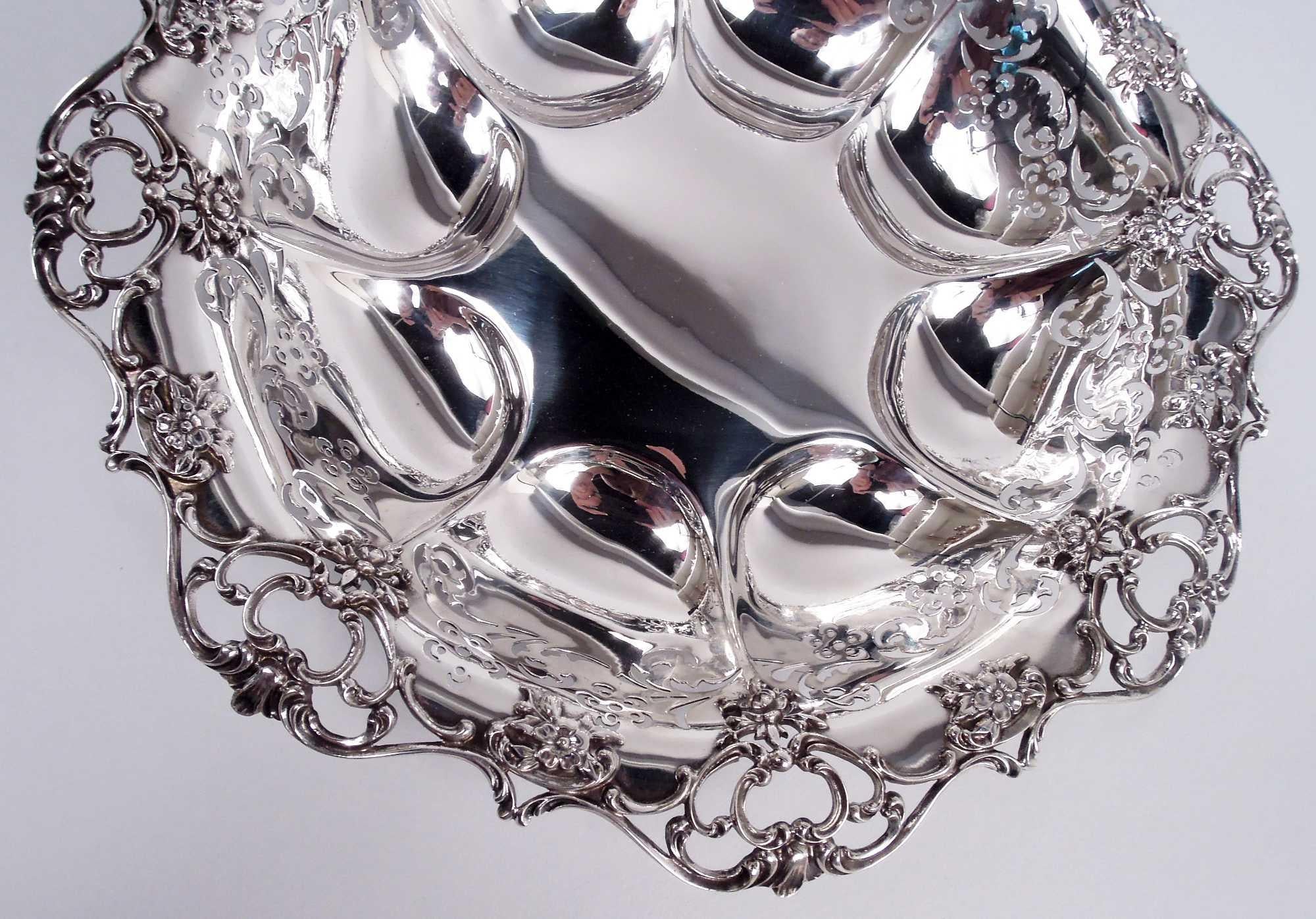 Américain Antique Gorham Victorian Classical Sterling Silver Bowl, 1899
