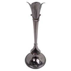Antique Gorham Victorian Classical Sterling Silver Bud Vase, 1872