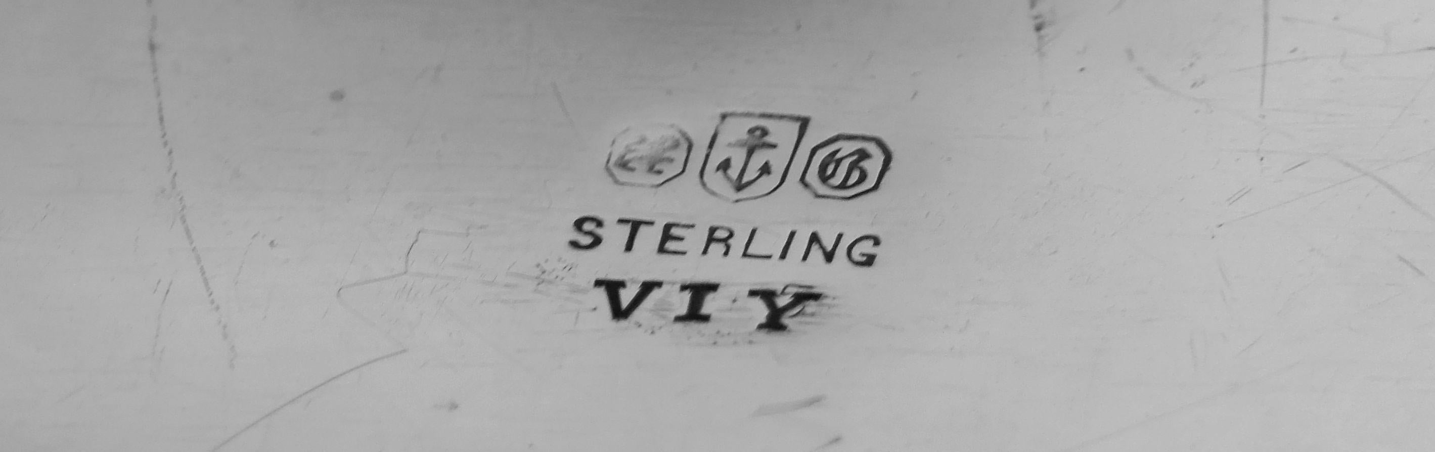 Antique Gorham Victorian Classical Sterling Silver Trinket Box For Sale 5