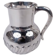 Antique Gorham Victorian Classical Sterling Silver Water Pitcher, 1887