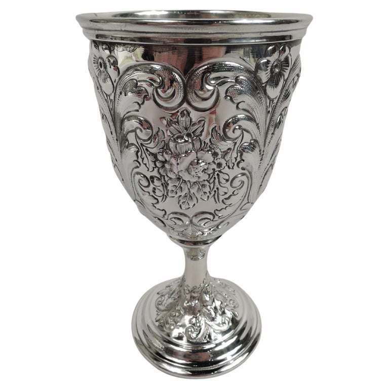 Antique Gorham Victorian Sterling Silver Goblet