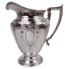 Antique Gorham Water Pitcher in Desirable Maintenon Pattern 1929