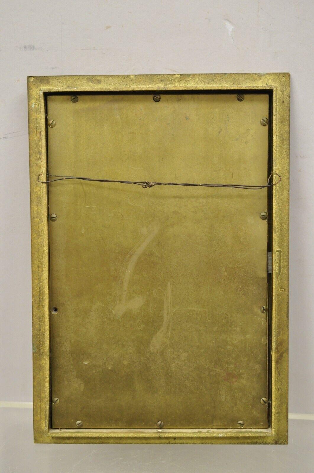 Antiker gotisch-bronzefarbener Wand-Altar-Tür-Tabernakel mit Chalice (B) im Angebot 3
