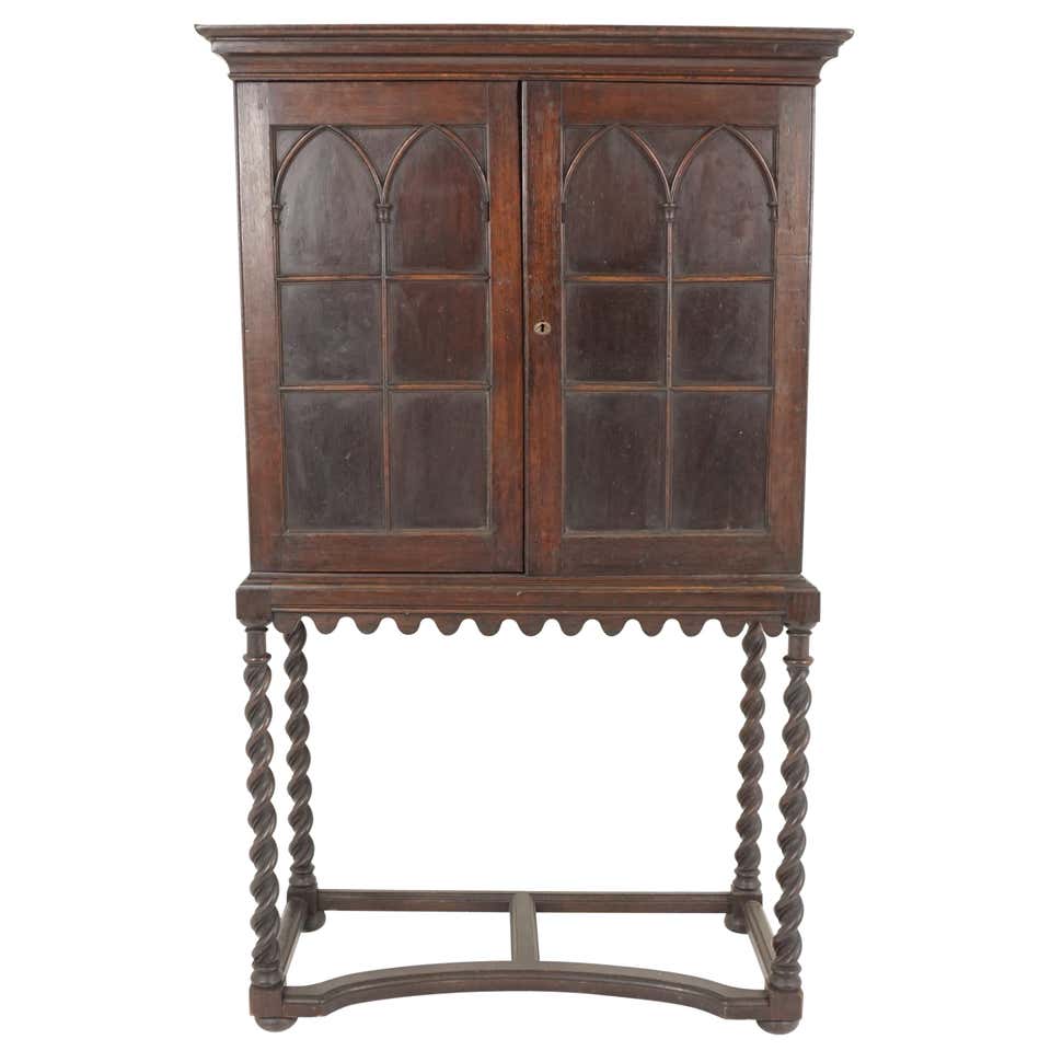 Gothic Counter Gothic Cabinet at 1stDibs