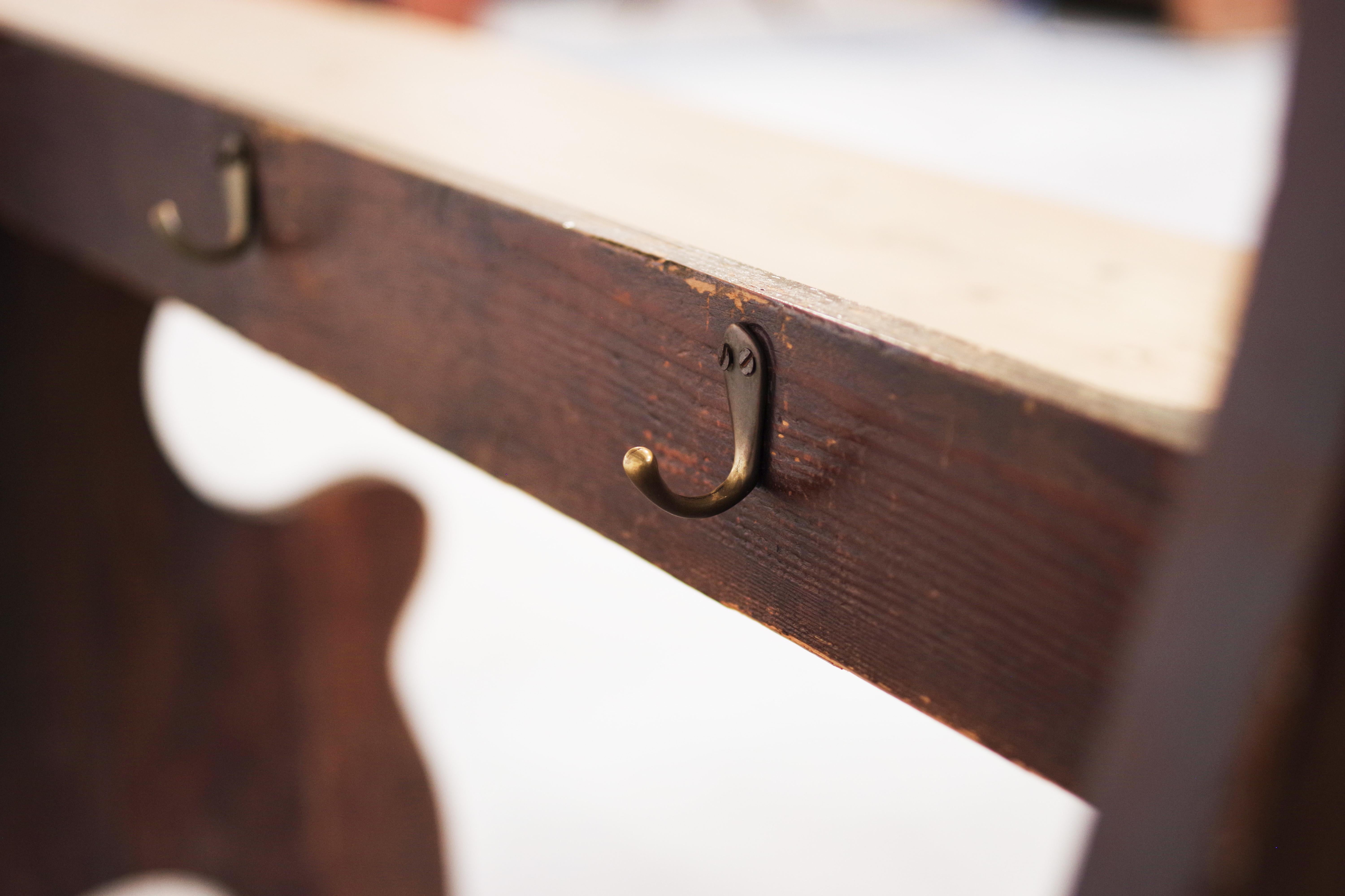 Antique Gothic Church Benches, Late 1800s - Set of 4 Pine Wood Pew Benches For Sale 5