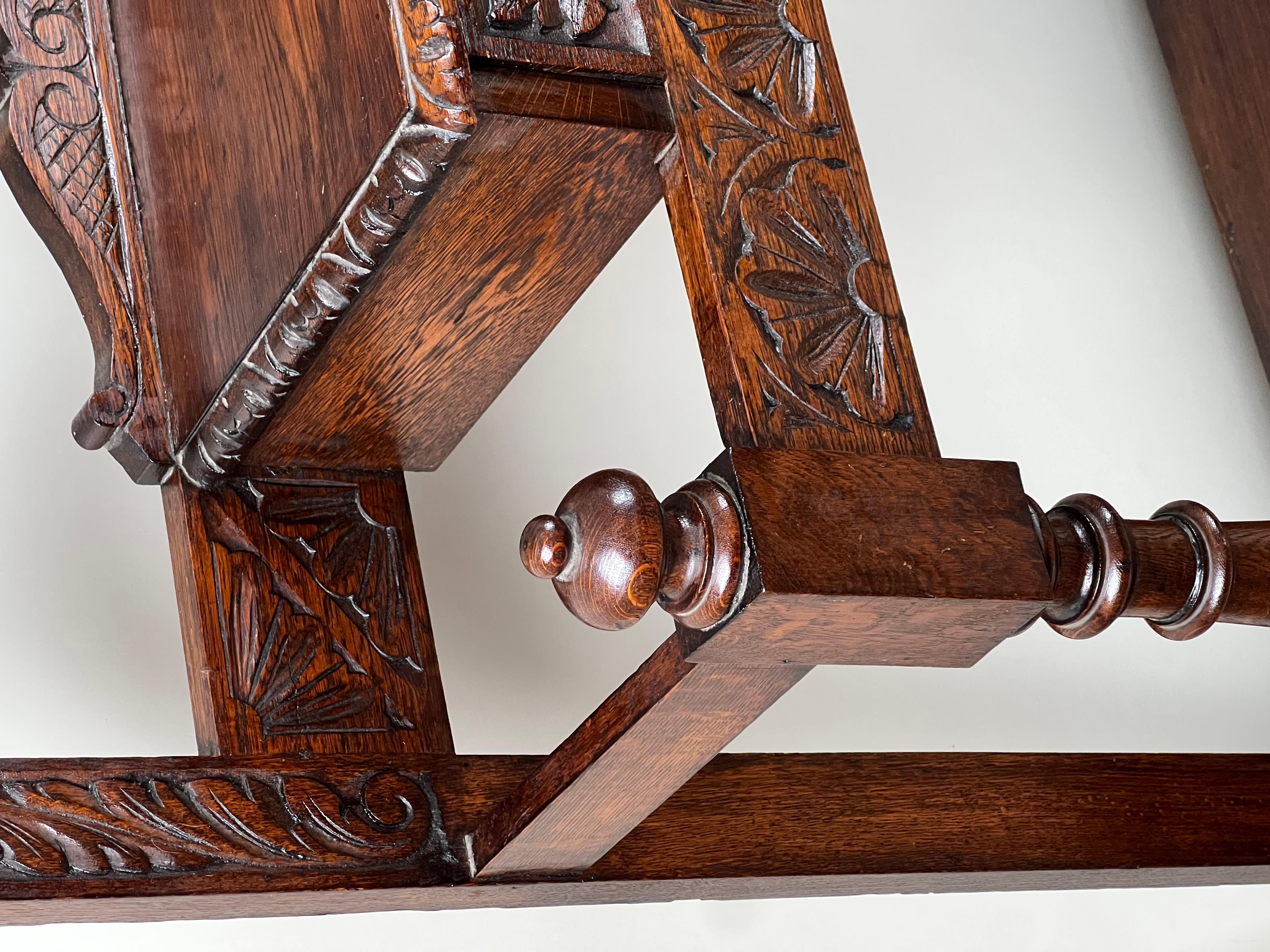 Antico albero da sala in legno di quercia Greene & Greene c. Fine del XIX secolo in vendita 7