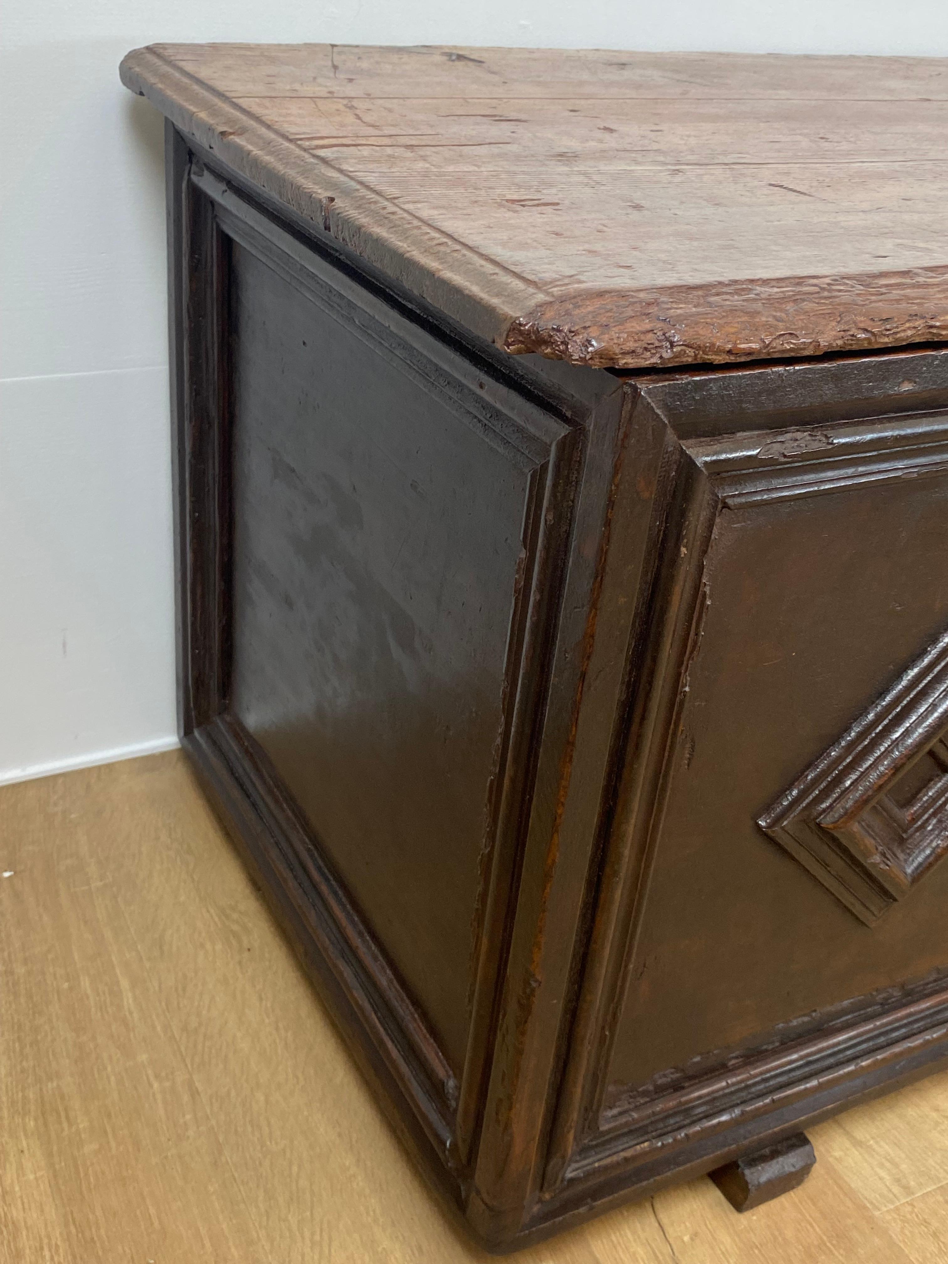 Antique Gothic Spanish Chest/Trunk For Sale 8