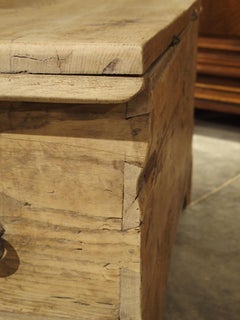 Antique Gothic Style Carved Oak Trunk, circa 1900