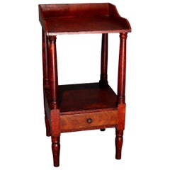 Antique Grain Painted Softwood Single Drawer Washstand, circa 1850