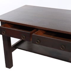 Antique Grand Rapids Chair Co. Arts & Crafts Mission Oak Library Table C1920