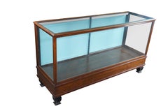 Antique Grand Rapids Store Quartersawn Oak General Store Showcase Display Case