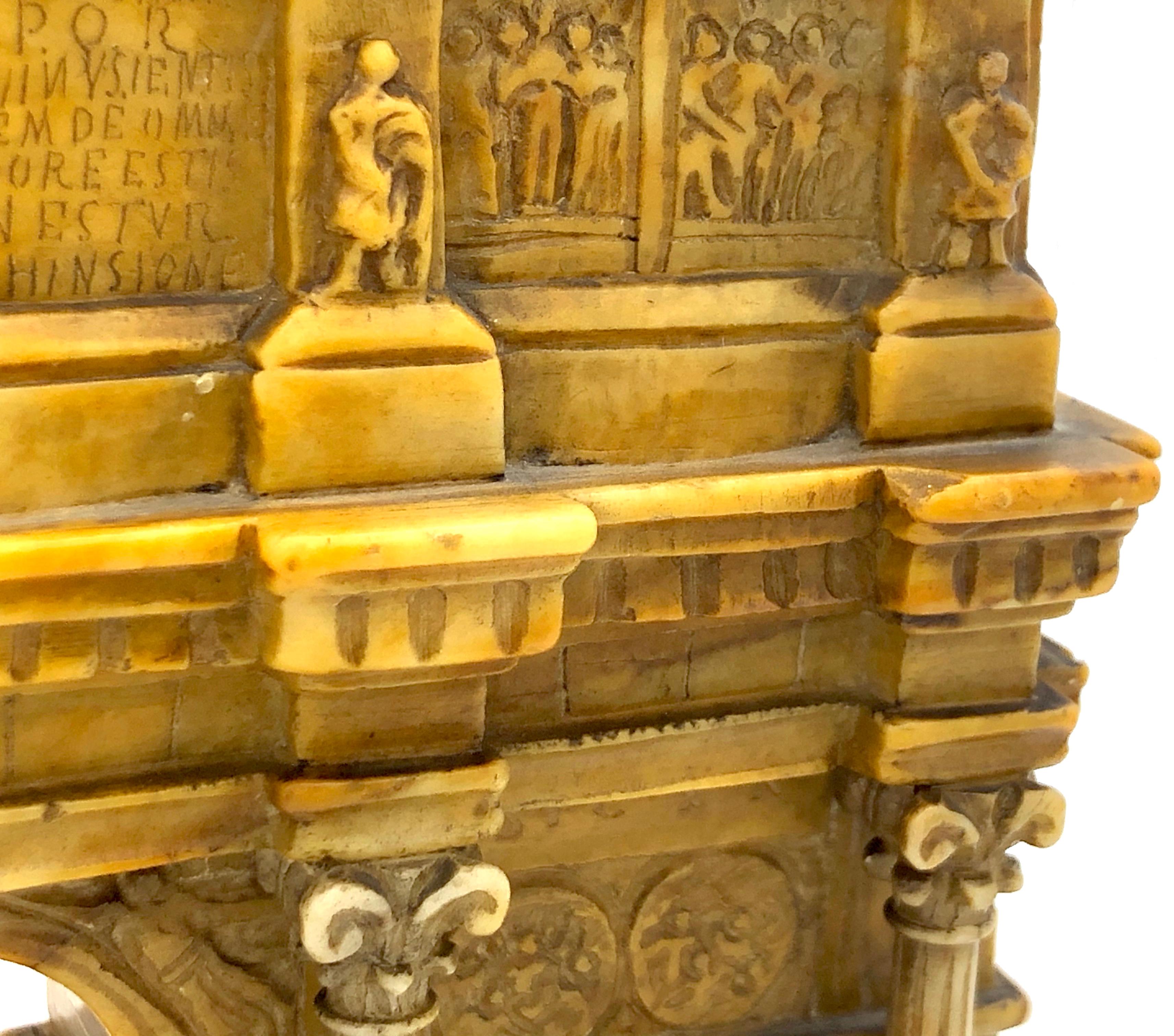 Antique Grand Tour Arch of Constantine's Triumph Miniature Architecture Model 7
