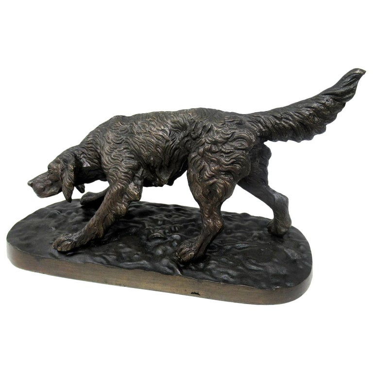 Antique Grand Tour Bronze Animal Sculpture Dog Figure Attrib Pierre-Jules  Mene For Sale at 1stDibs