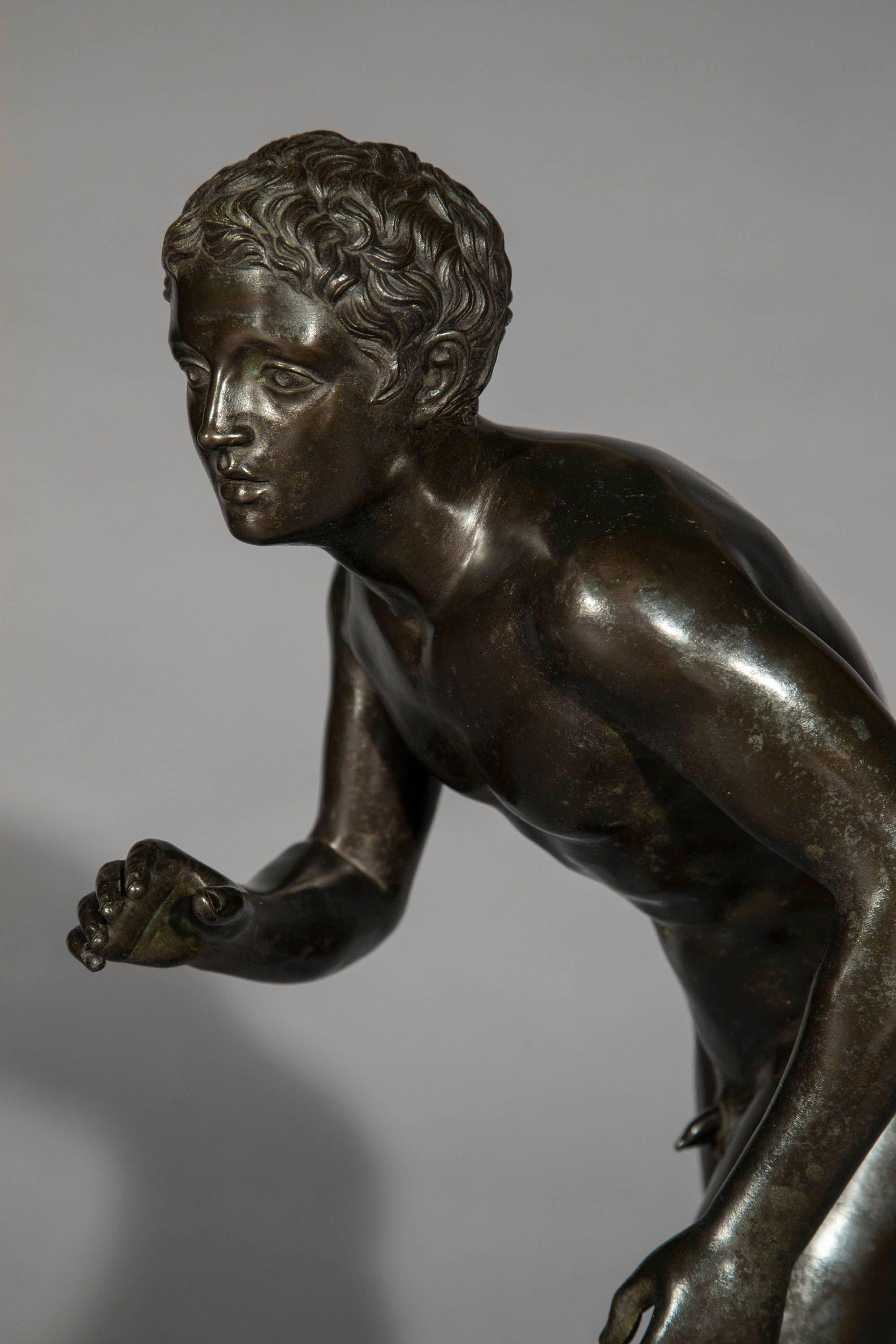 Antique Bronze Sculpture of an Athlete 4
