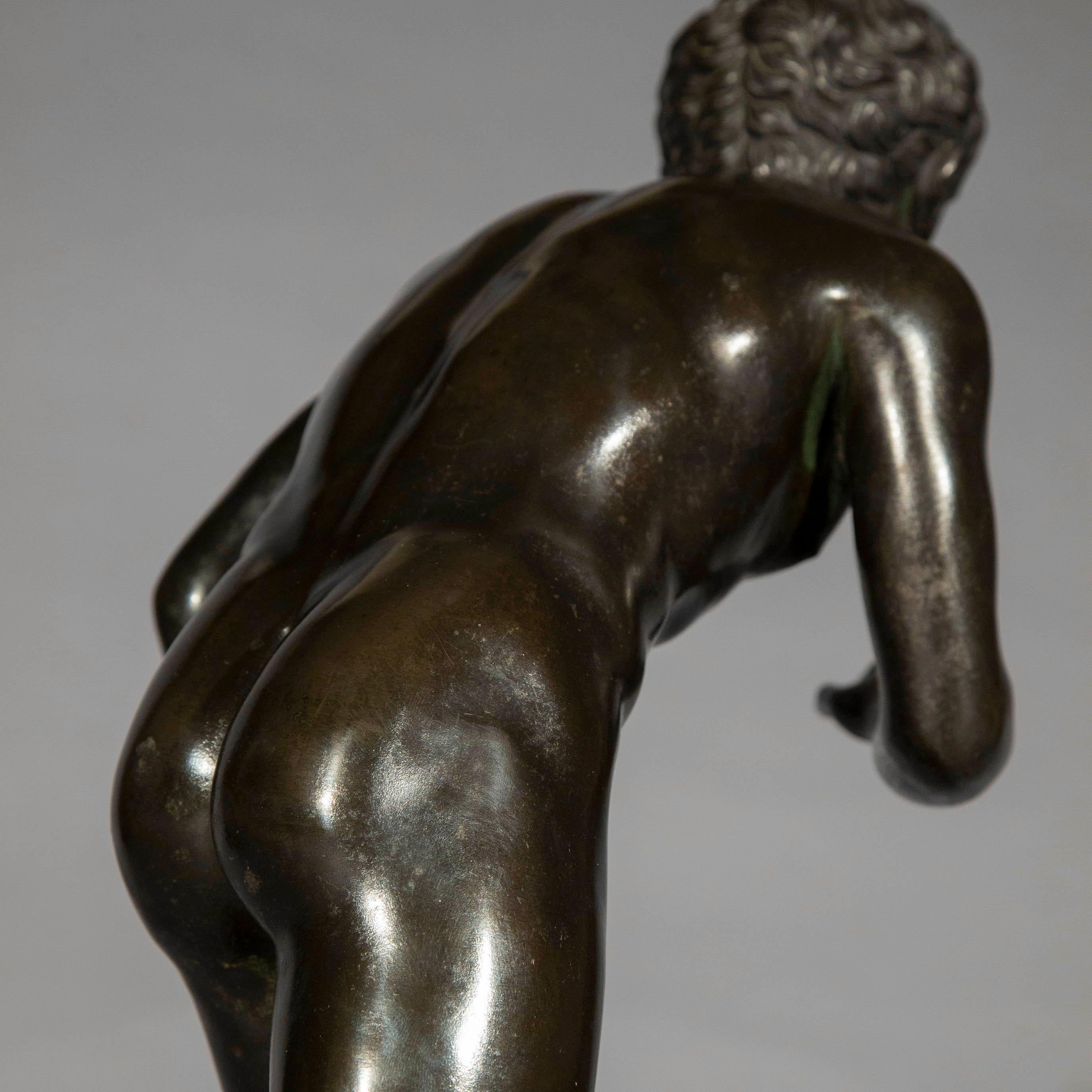 Antique Bronze Sculpture of an Athlete 5